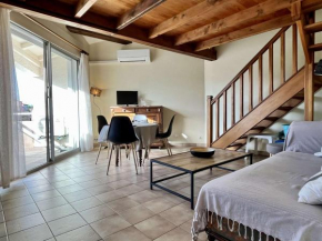 Appartement 4 pers, calme, proche mer, parking privé, clim, loggia, incluant ménage fin de séjour - FR-1-225-763